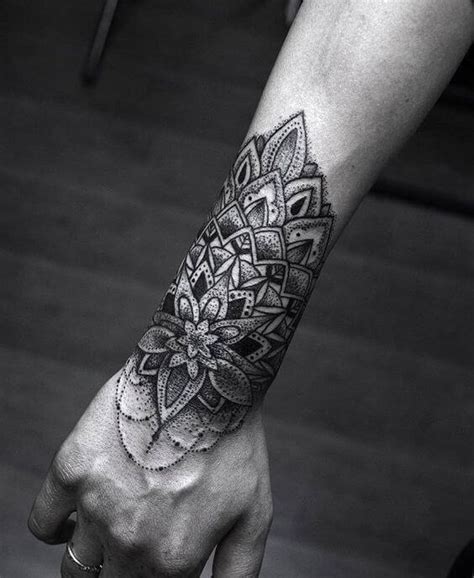 arm mandala tattoo|mandala hand tattoo men.